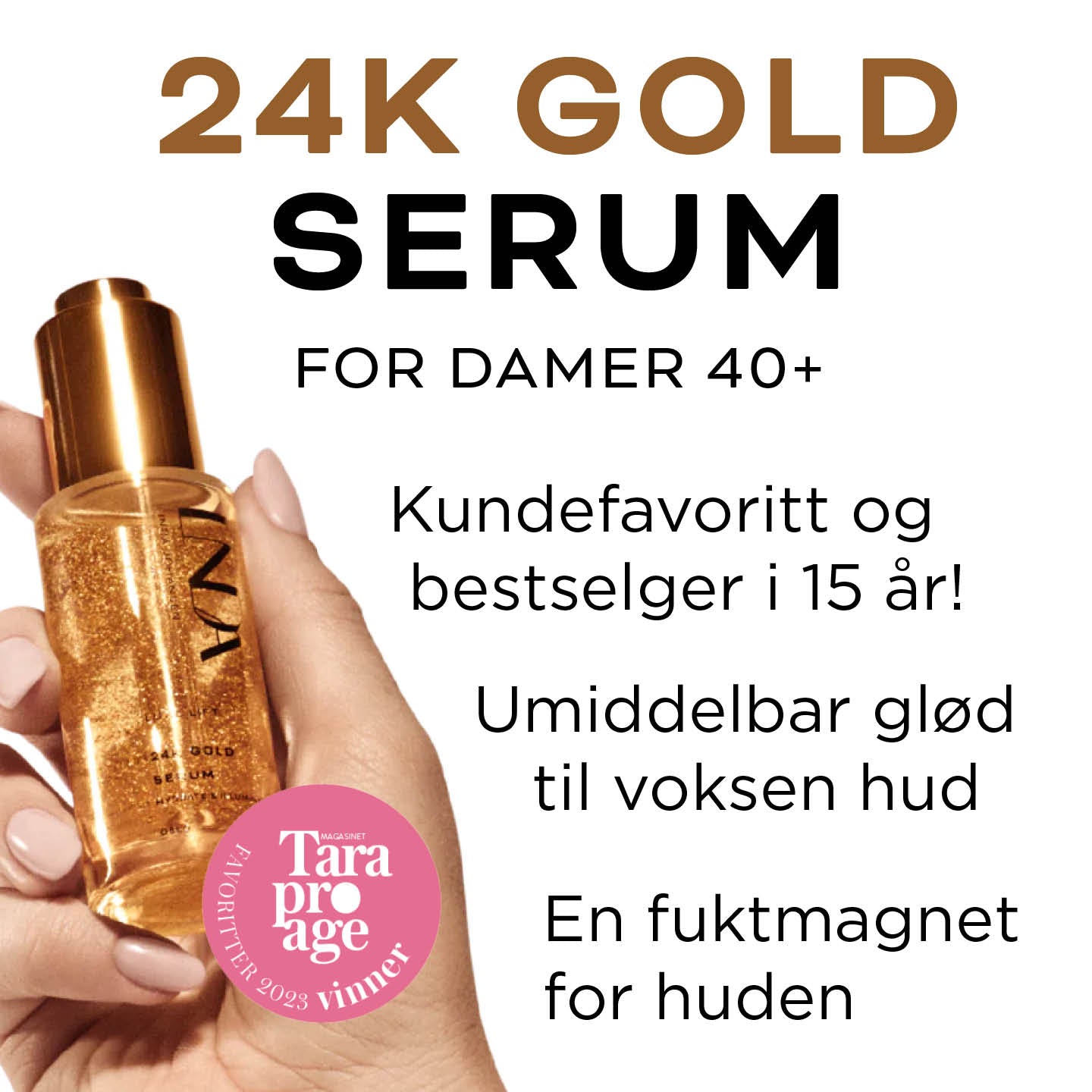 24K Gold Serum - Linda Johansen Skincare